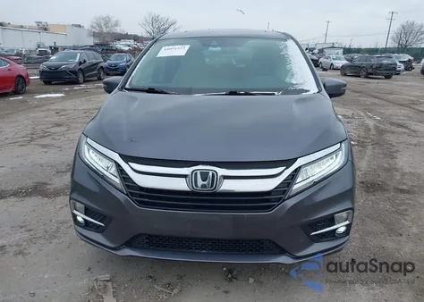 2020 Honda Odyssey Elite из США, поврежденный, VIN 5FNRL6H92LB063160